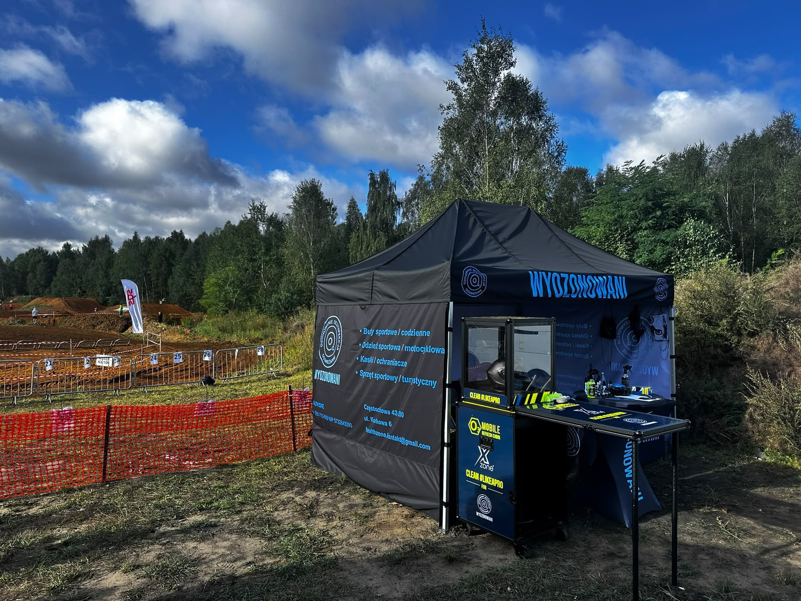 Xzone ozone cabinet in use