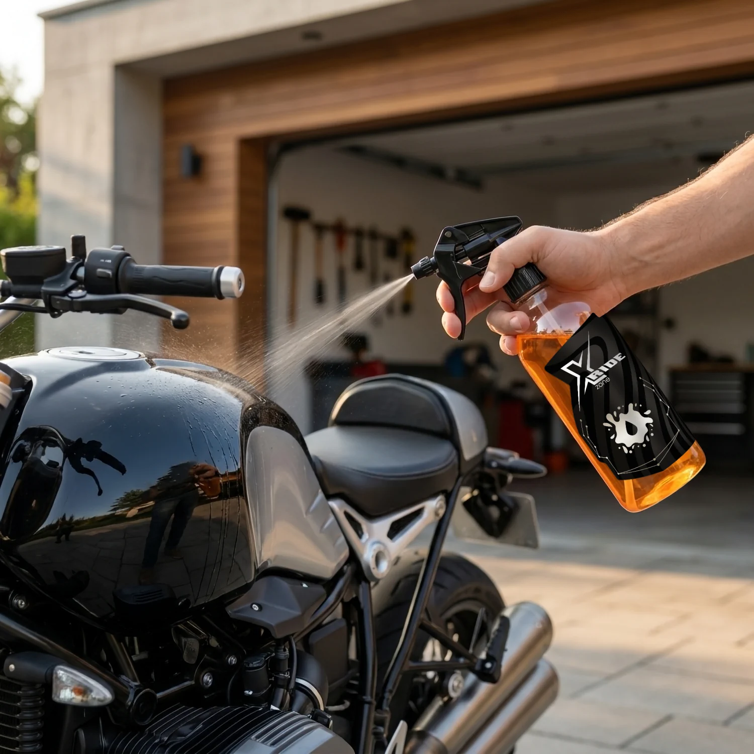 Butelka z atomizerem Xzone Ride Shaker 500 ml