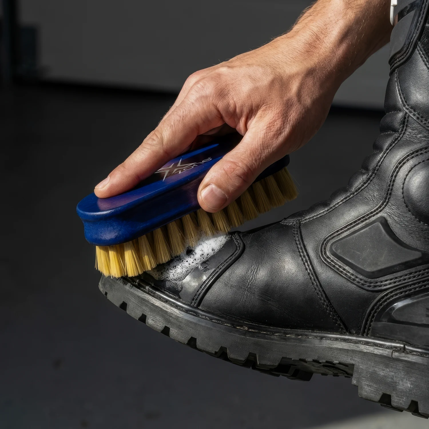 Szczotka Xzone i mikrofibra do czyszczenia skóry