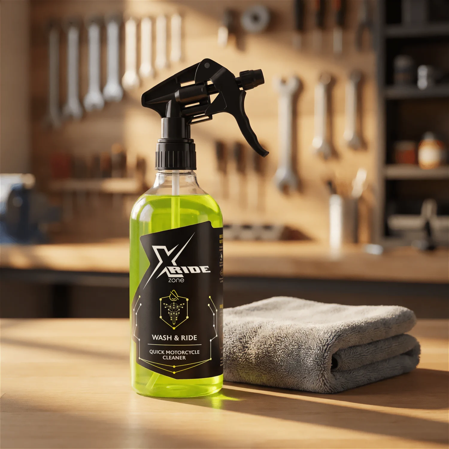 Quick cleaner do motocykla bez użycia wody Xzone Wash and Ride