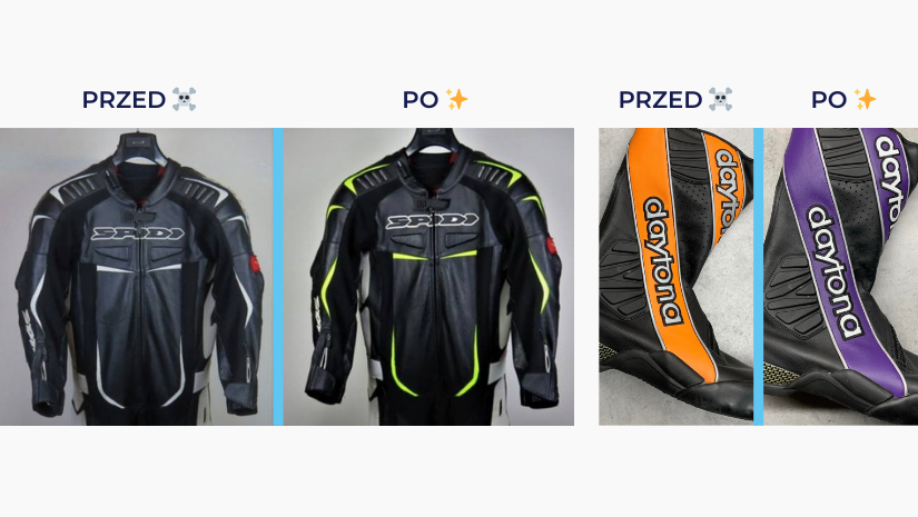 Personalizacja odzieży motocyklowej – przykład realizacji