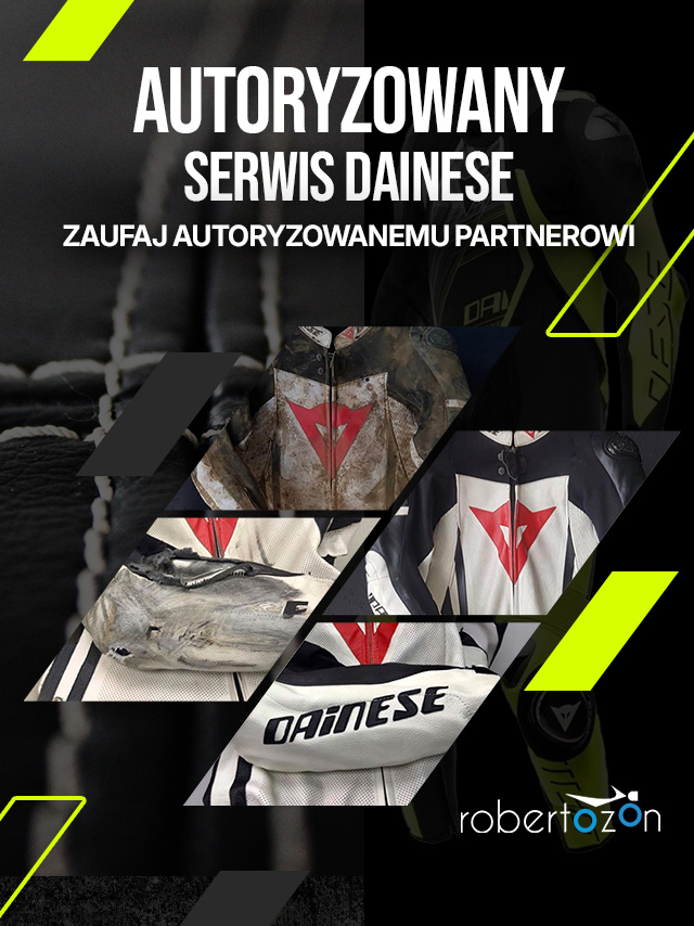 Jesteśmy autoryzowanym serwisem Dainese