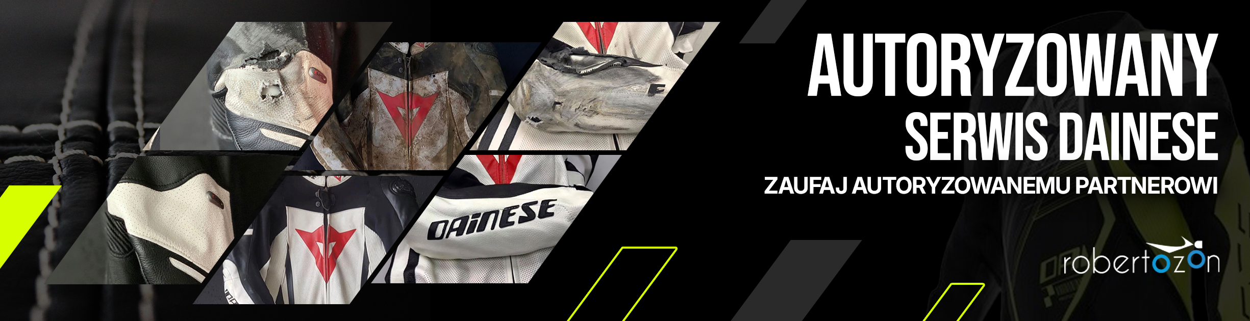 Jesteśmy autoryzowanym serwisem Dainese