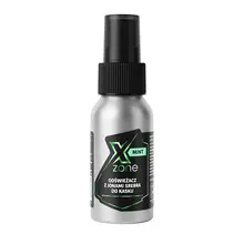 Xzone Mint – odświeżacz do kasku motocyklowego z jonami srebra, aluminiowa butelka z atomizerem