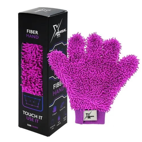 Rękawica z mikrofibry Xzone Ride Fiber Hand do czyszczenia i detailingu motocykla