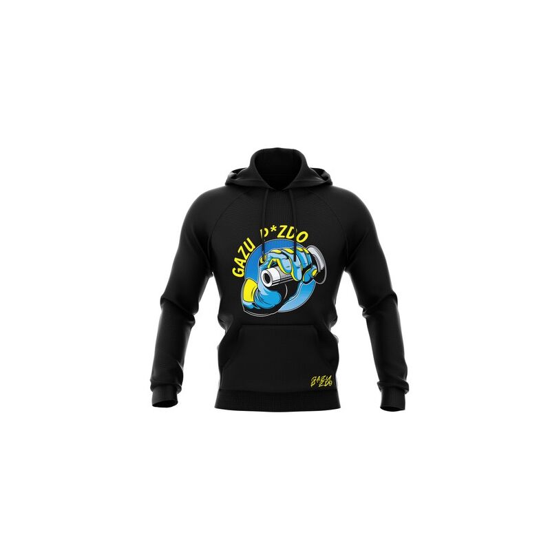 Bluza z kapturem Gazu P*zdo fluo